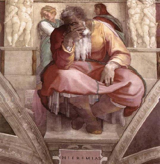 Michelangelo Buonarroti Jeremiah China oil painting art